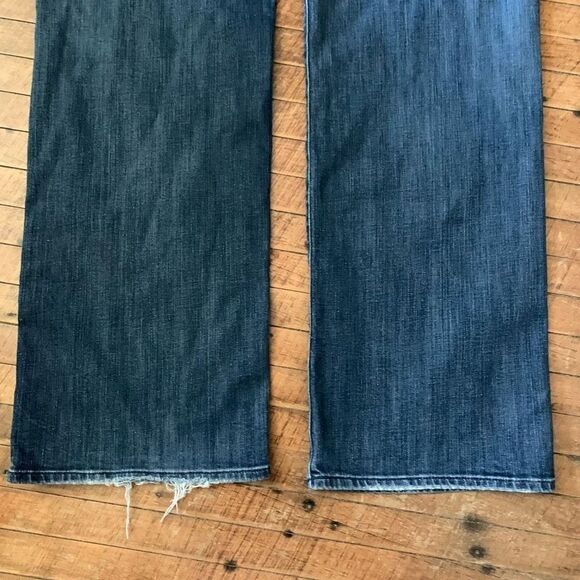 7 for All Mankind Austyn distressed straight leg 32 jeans - Picture 7 of 7